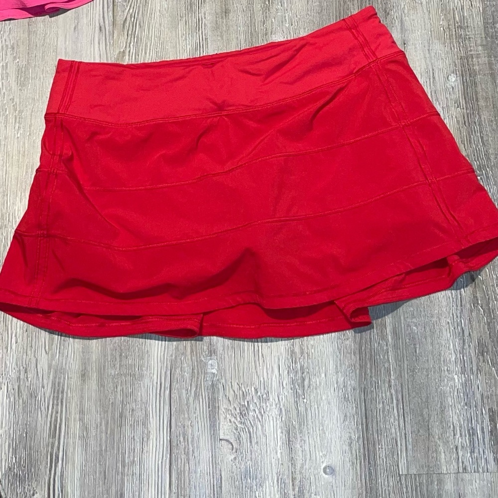 Lululemon Pace Rival Skirt RED❤️‍🔥